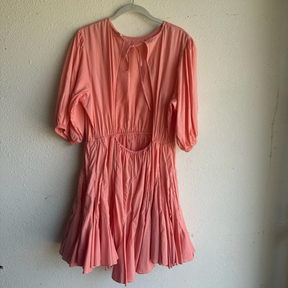 RHODE Molly Open-Back Godet Dress - Picture 7 of 7